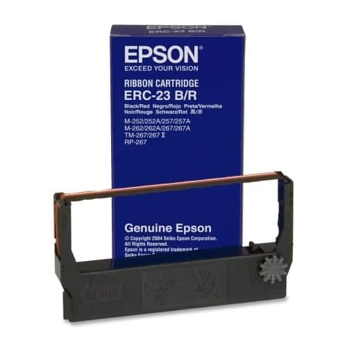 Best Buy: Epson Ribbon Cartridge Black, Red ERC-23BR