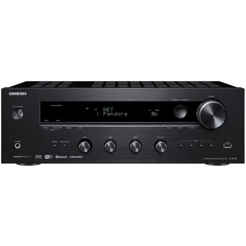 Onkyo - TX 160W 2.0-Ch. Stereo Receiver - Black - Larger Front
