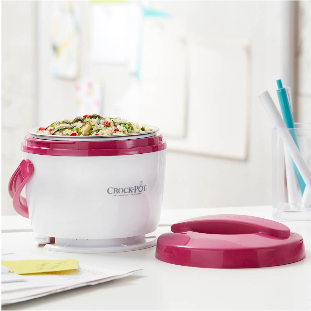Review Crockpot Electric Lunch Box Food Warmer Blush Pink I LOVE IT!!!! 