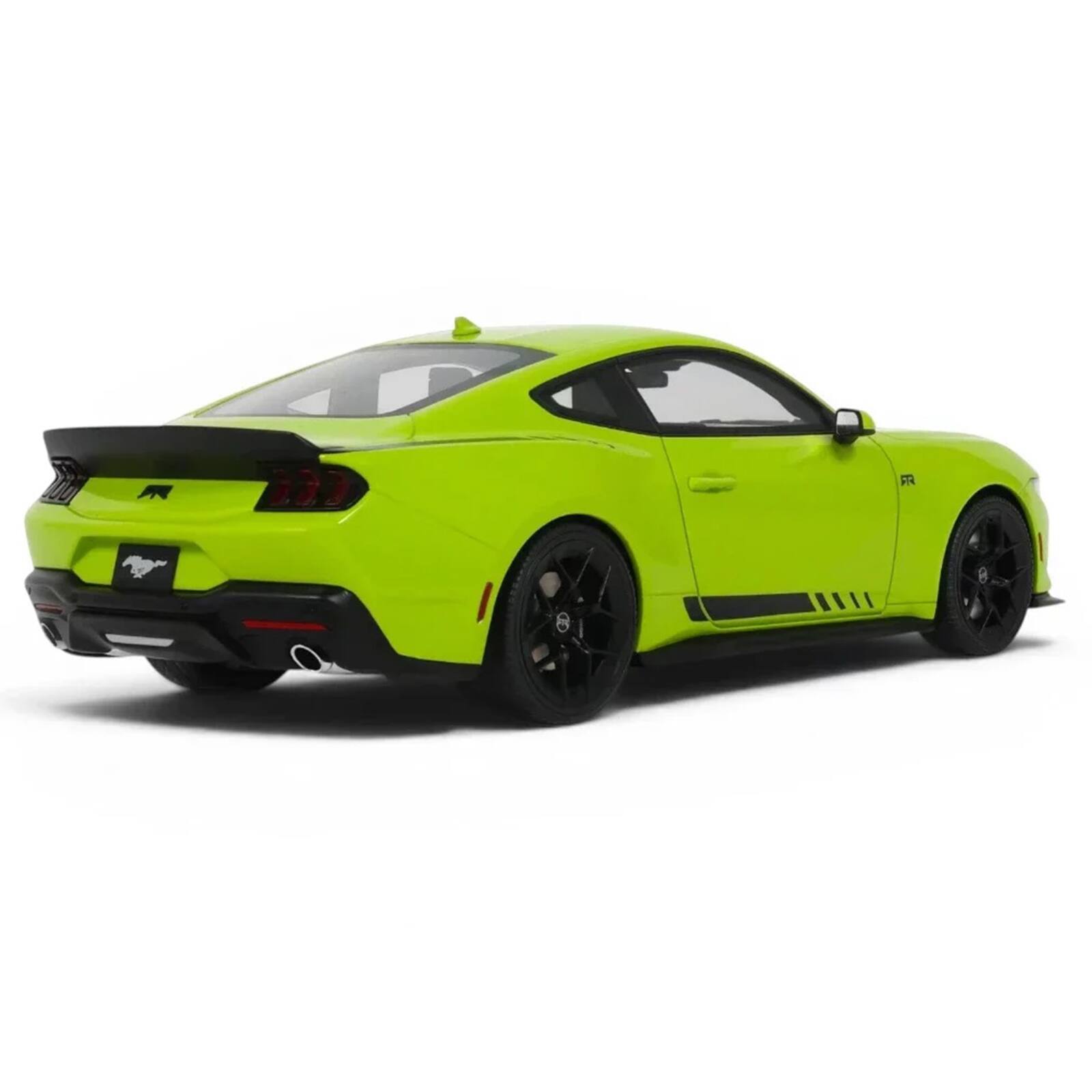 Alt View 4. GT Spirit - 2025 Ford Mustang RTR Spec-3 Lime Green 1/18 Model Car by GT Spirit.