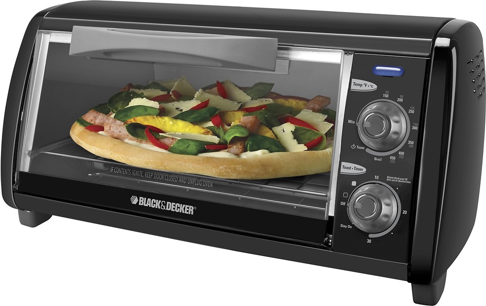 Best Buy: Black & Decker 4 Slice Toaster Oven Black TO1420B
