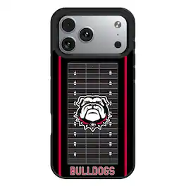 Keyscaper - NCAA - Georgia Bulldogs Personalized Bump Case with 8.2ft Drop Protection - 16 Pro Max - Multicolor