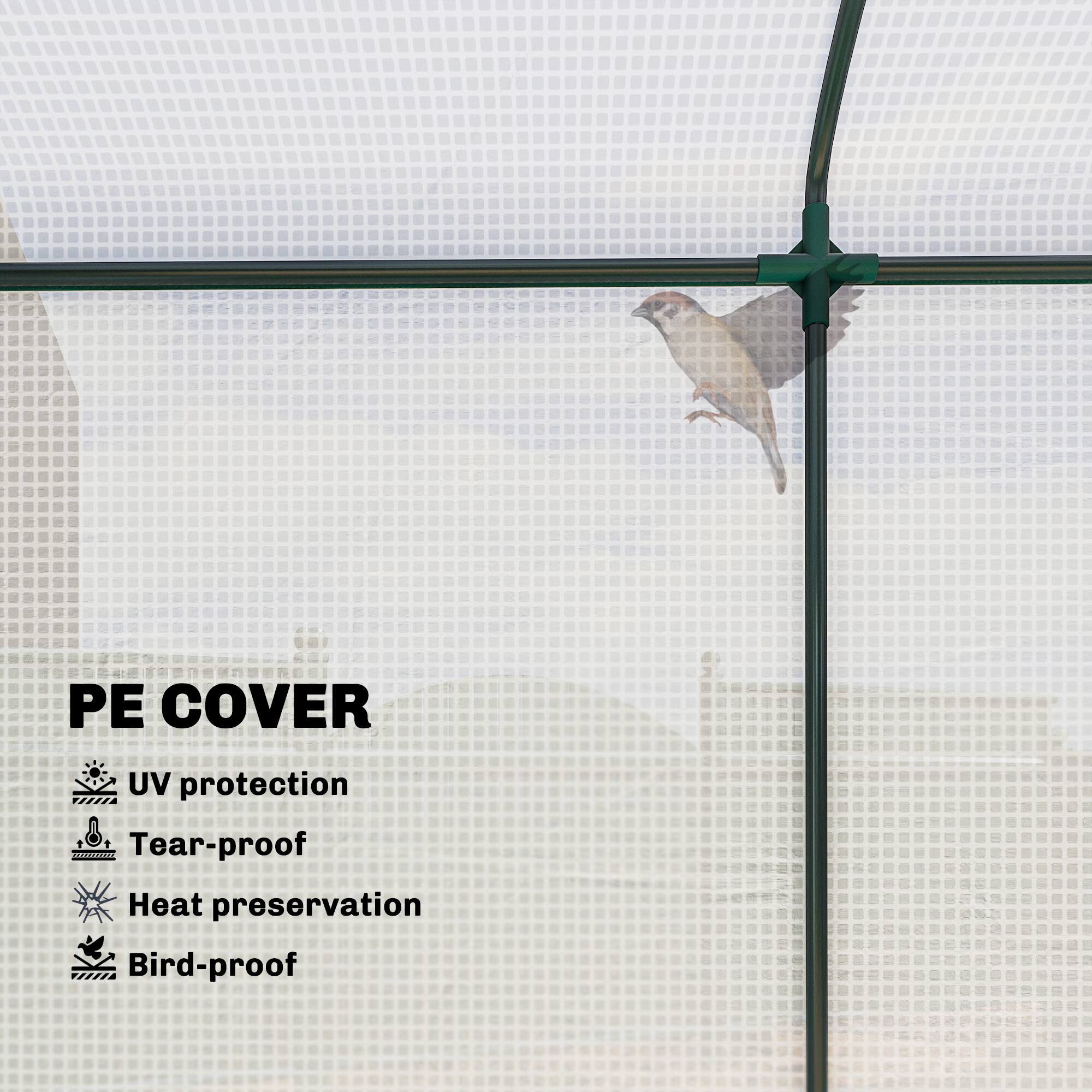 PE COVER  
- UV protection  
- Tear-proof  
- Heat preservation  
- Bird-proof