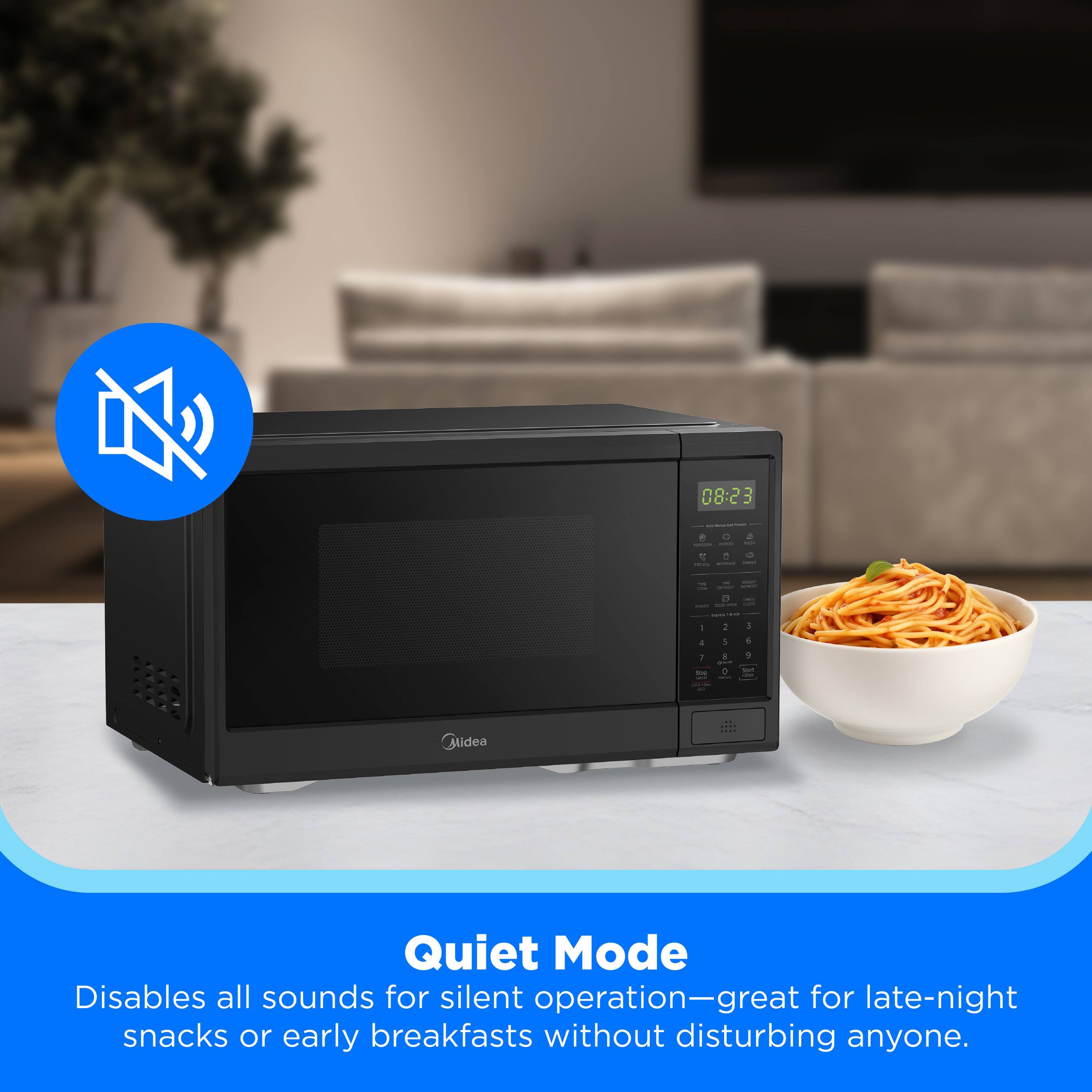 - 08:23 - | I - - - - | I | - - I I d I - - I I : - : 1 a 5 d I 4 1 - - - - - I a - Midea Quiet Mode Disables all sounds for silent operation—great for late-night snacks or early breakfasts without disturbing anyone.