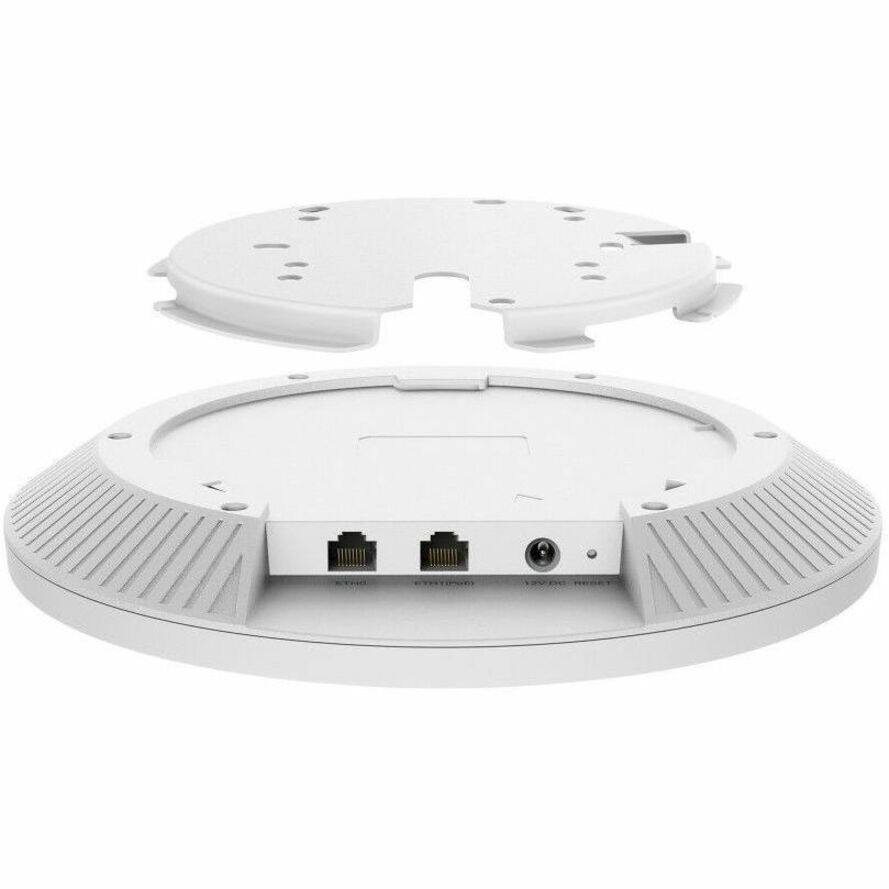 Alt View 2. TP-Link - Omada EAP783 Tri Band Wi-Fi 7 IEEE 802.11 a/b/g/n/ac/ax/be 21.03 Gbit/s Wireless Access Point - Yes - 2.40 GHz, 5 GHz, 6 - Unknown.