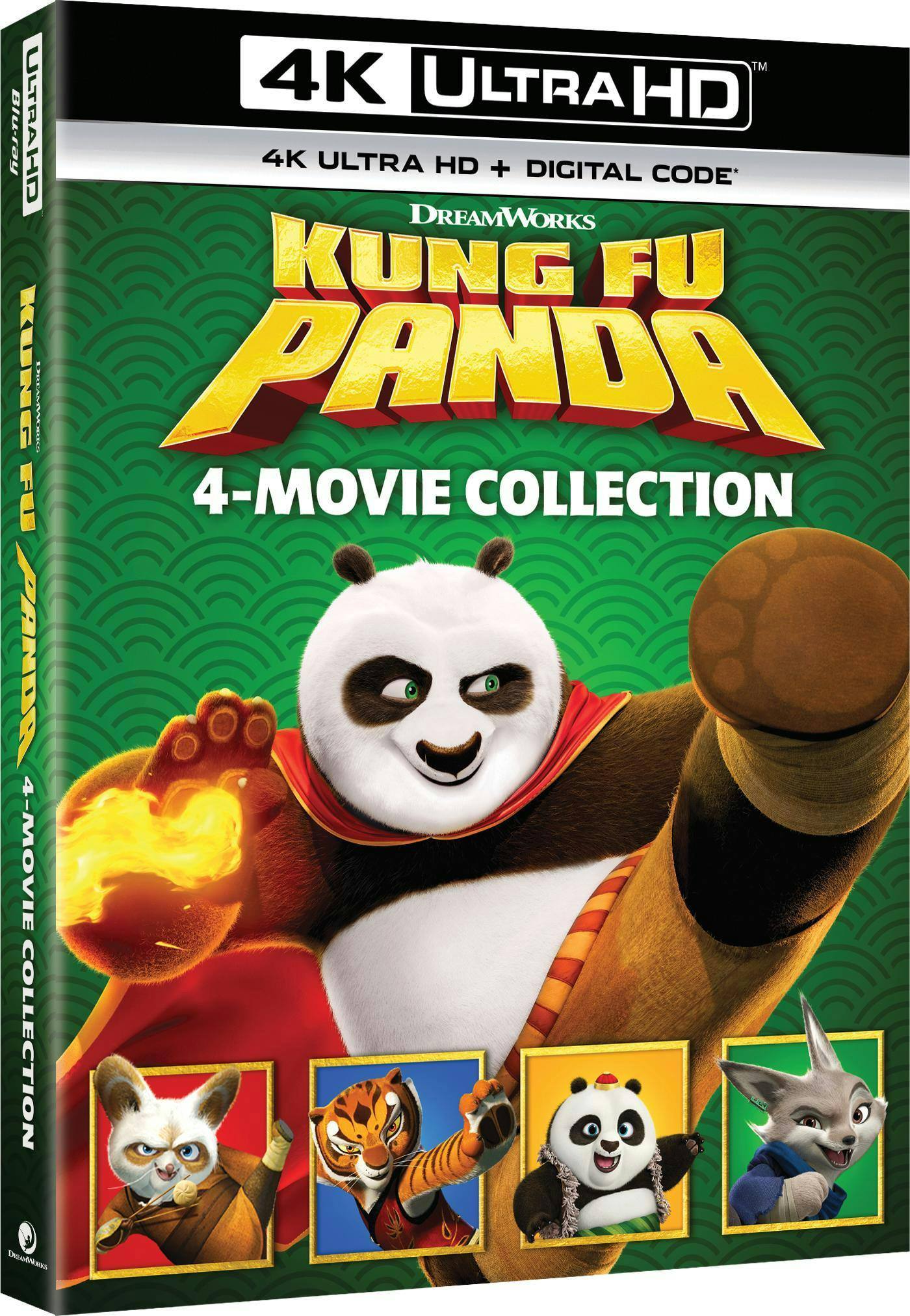 Angle. Kung Fu Panda 4-Movie Collection (4K Ultra HD + Digital) [UHD].