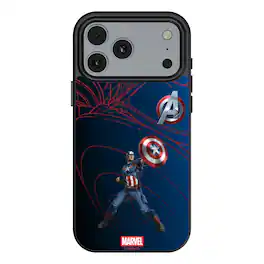 Keyscaper - Marvel MechLine MagSafe Compatible Phone Case - Apple iPhone 17 Pro Max - Captain America