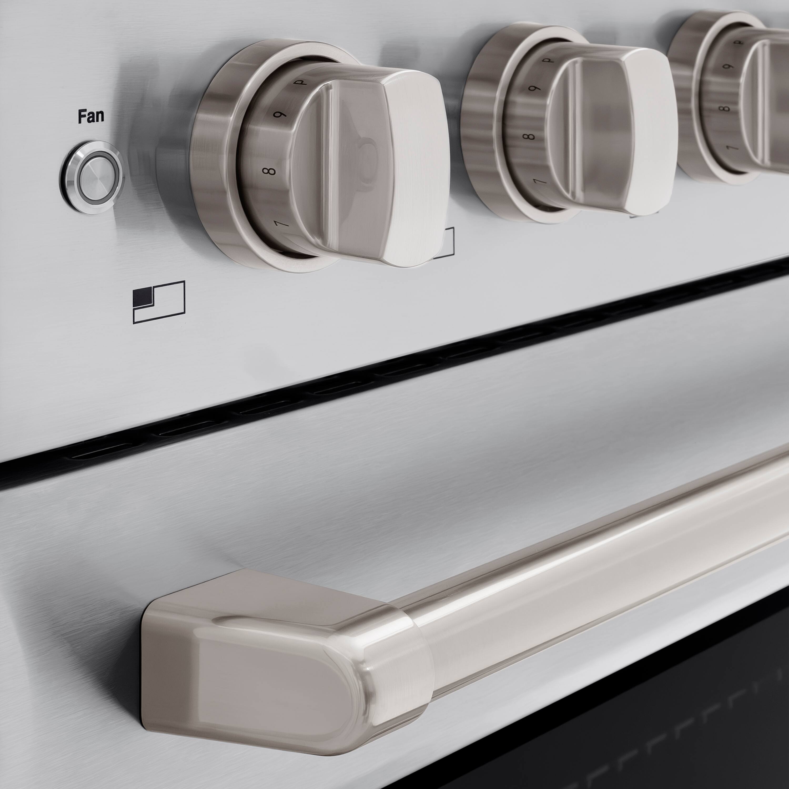 Alt View 8. ZLINE - 36 in. 5.2 cu. ft. Paramount Freestanding Induction Range with 5 Burners and Electric Oven in Stainless Steel - Stainless Steel.