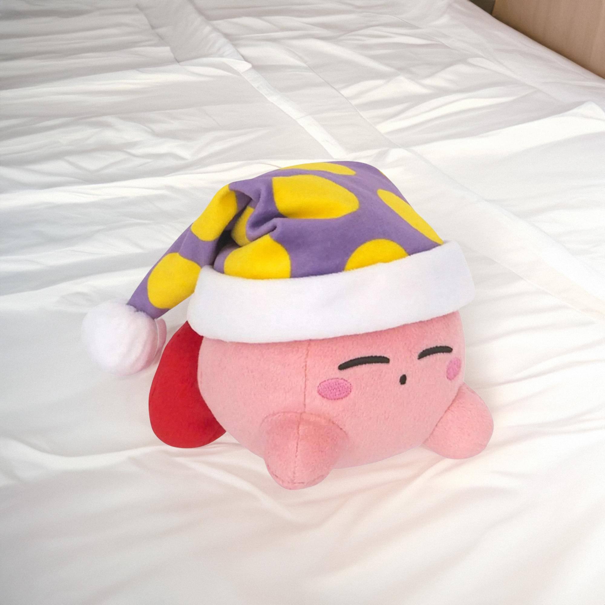 Alt View 5. Little Buddy - Kirby Sleep 6 Inch Collector Plush - Pink.