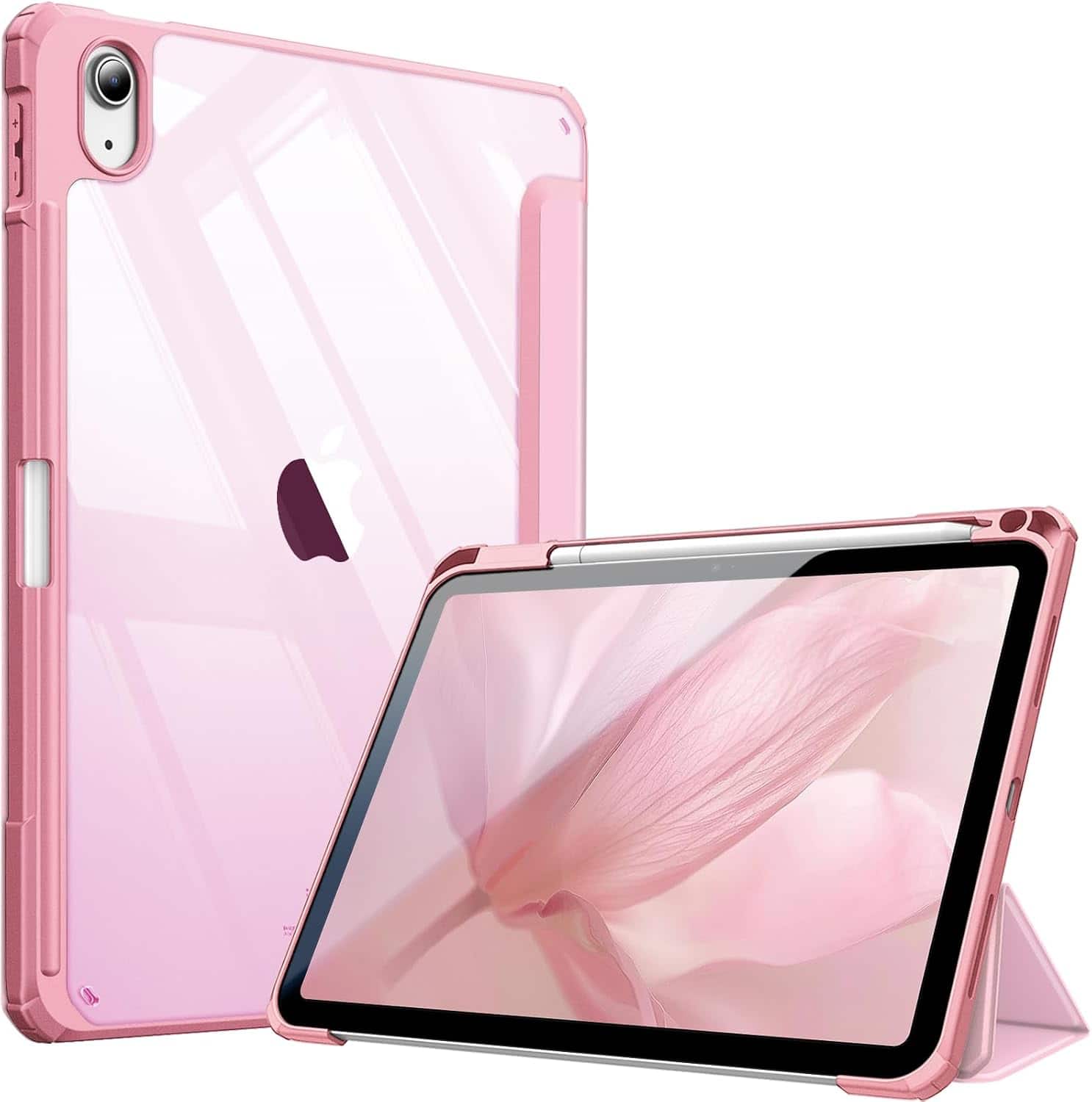 Fintie - Clear Case for iPad (A16) 11-inch 2025 and iPad 10th Gen 10.9 Inch 2022, Shockproof Cover with Transparent Back Shell - Baby Pink price history on PriceWatchPro