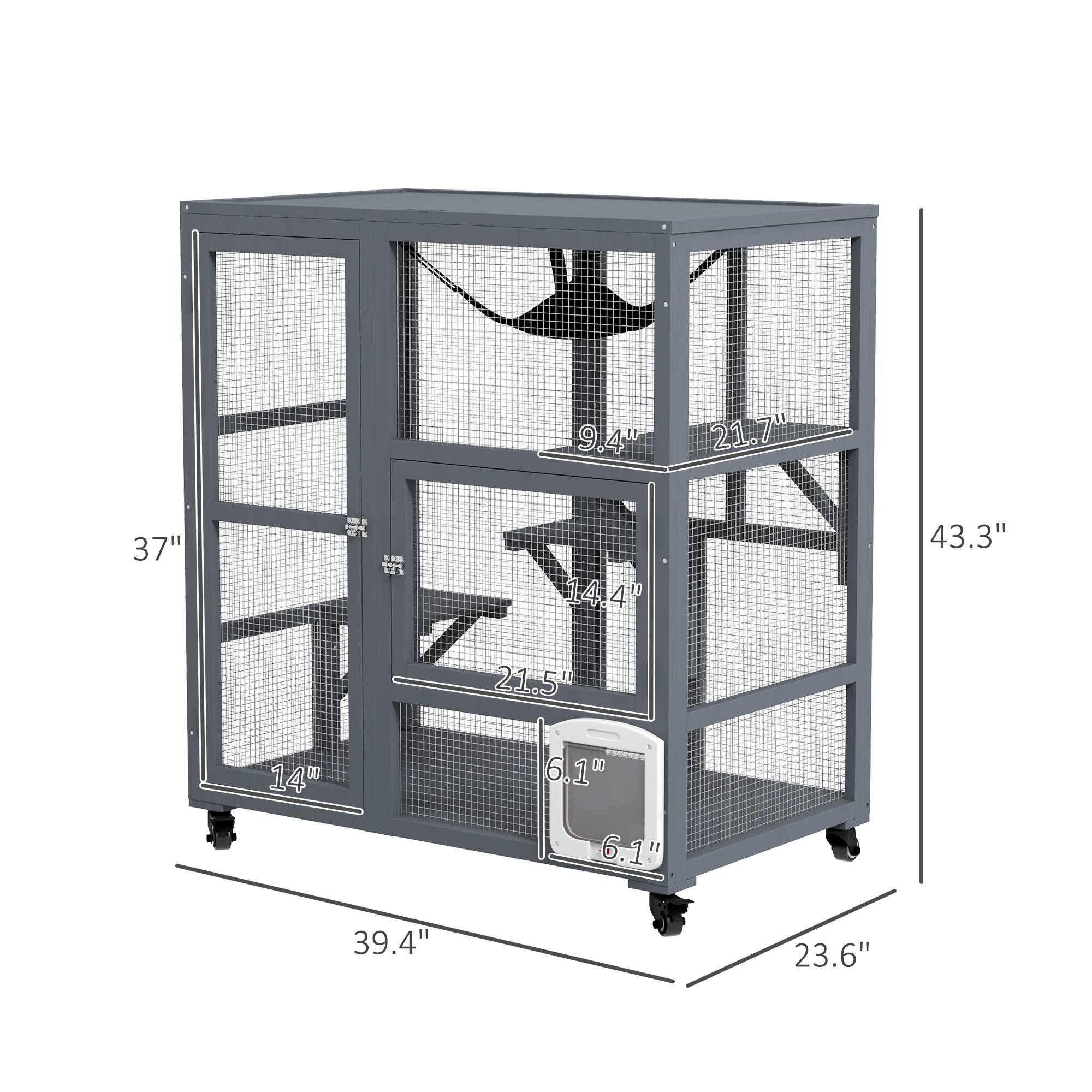 37" x 9.4" x 21.7"  
43.3" x 39.4" x 23.6"  
14.4" x 21.5" x 140  
6.1" x 43.3" x 6.1"  
21" x 6.1" x 6.1"