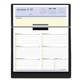 AT-A-GLANCE - Flip A Week Desk Calendar Refill with QuickNotes 7 x 6 White Sheets 12 Month Jan to Dec 2026