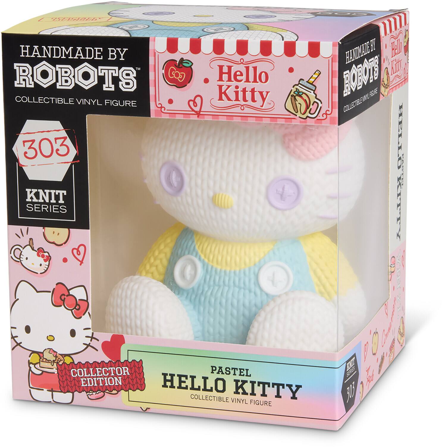 95A HANDMADE BY ROBOTS COLLECTIBLE VINYL FIGURE 303 KNIT SERIES Hello Kitty m BI FE HANDMADE BOB Kit IAK FOUE COLLECTIBLE HELLO HELLOETITY iaa KITTY : VCd COLLECTOR PASTEL EDITION HELLO COLLECTIBLE VINYL KITTY FIGURE DT  503