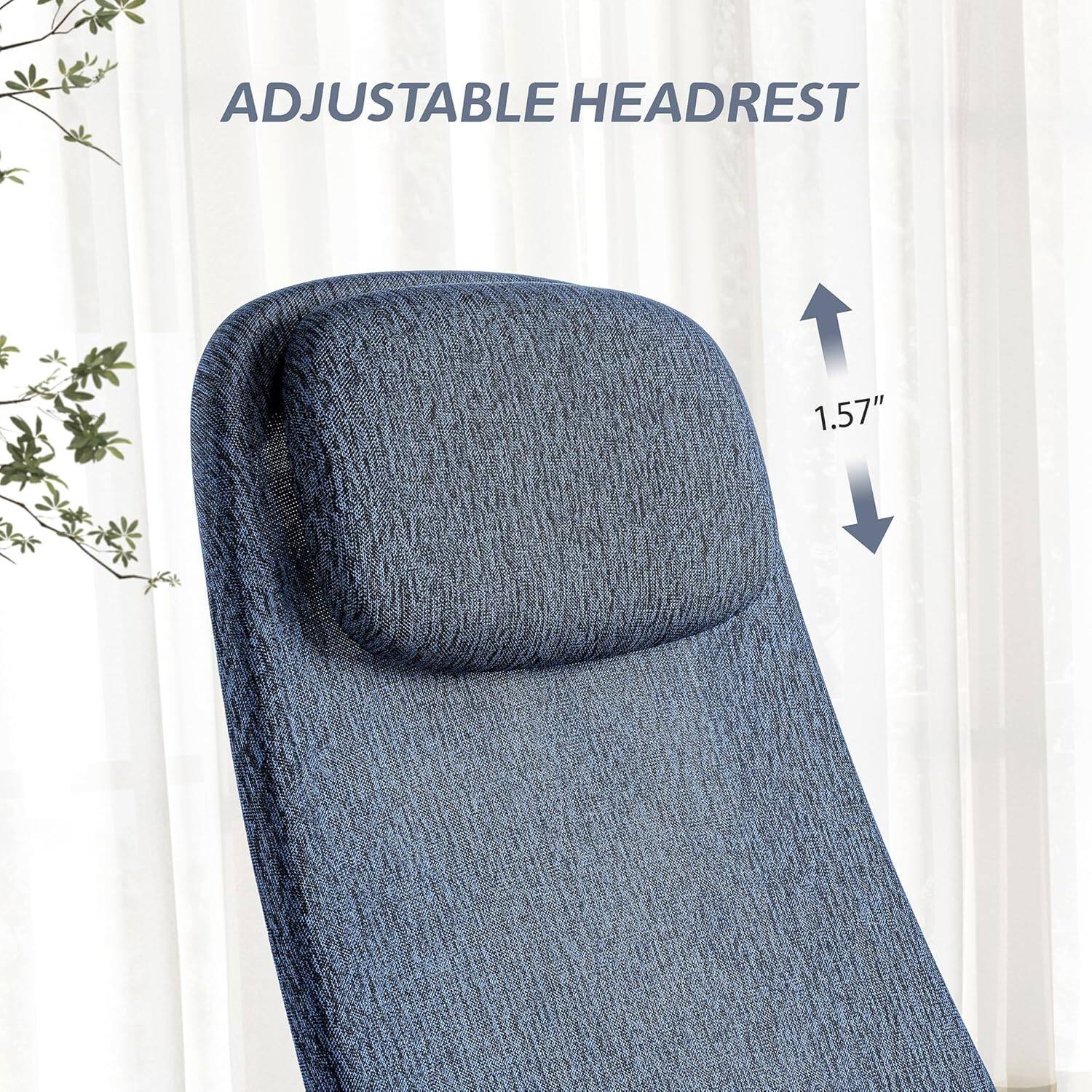 ADJUSTABLE HEADREST  
1.57"