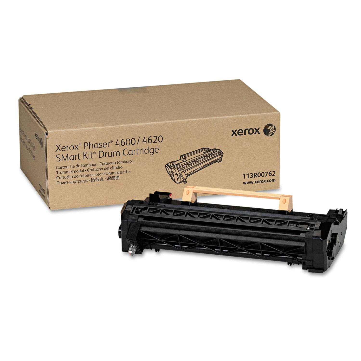 Xerox Phaser 4600/4620 Smart Kit Drum Cartridge  
Cartouche de tambour - Cartuccia tamburo - Cartucho de tambor - Trommelmodul - Drumcassette - Cartucho do fotorreceptor  
- xerox 113R00762 www.xerox.com