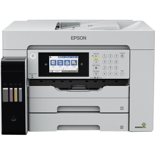 EPSON Recover Fax C P O 4 I 1 Interrupt Ruset Paper Setting E ib/Stanul 1 - 4 u 7 FoN N 2 - 5 8 0 E - 6 9 -d a Contacts Clear Data Y 1 2