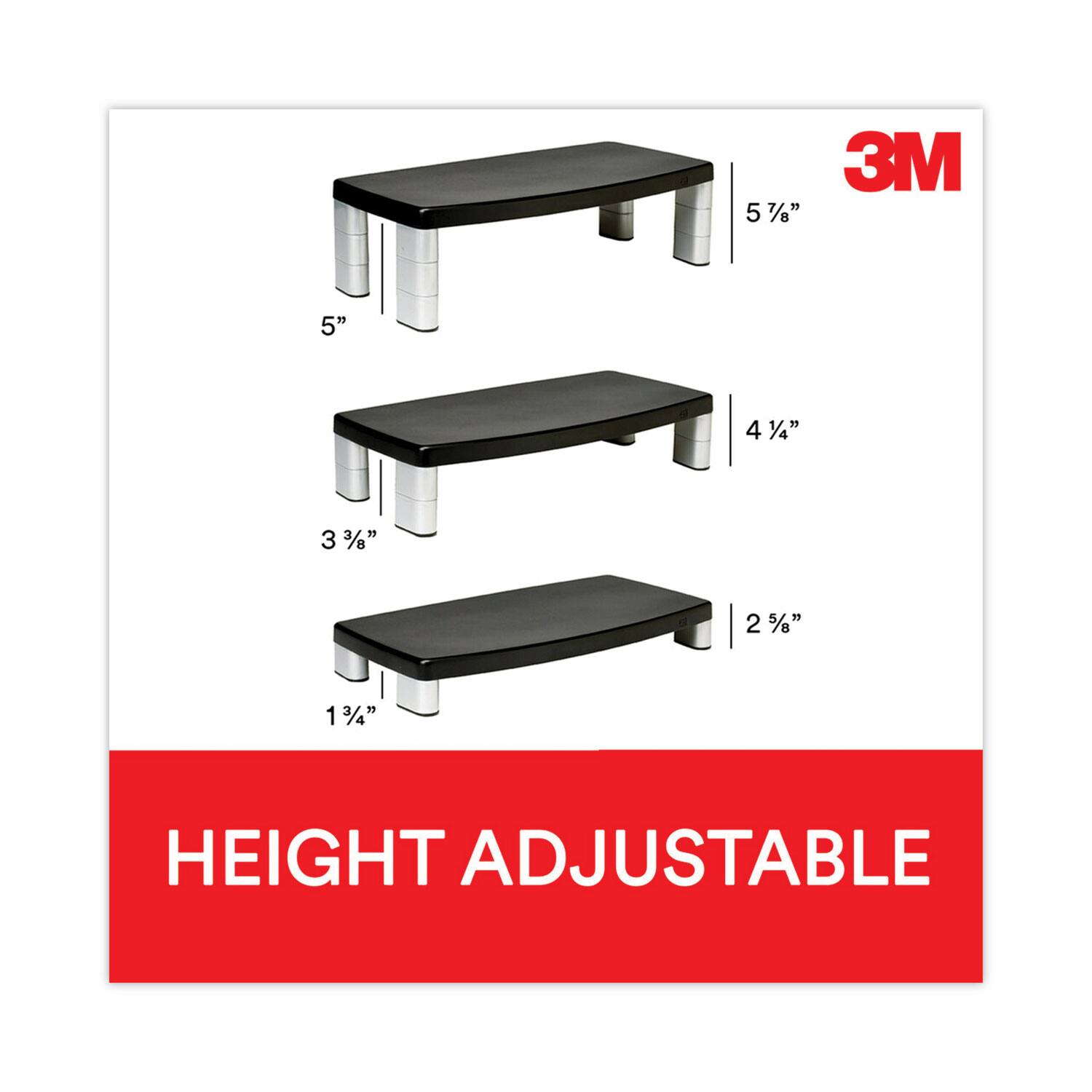 3M  
5 7/8"  
4 1/4"  
3 3/4"  
2 5/8"  
1 3/4"  
HEIGHT ADJUSTABLE