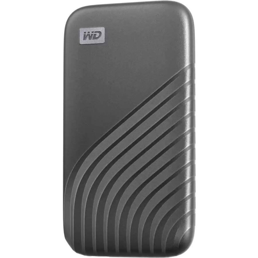 Alt View 8. SanDisk - WD My Passport WDBAGF0040BGY-WESN 4 TB Portable Solid State Drive - External - Gray - USB 3.2 (Gen 1) Type C - 1050 MB/s.