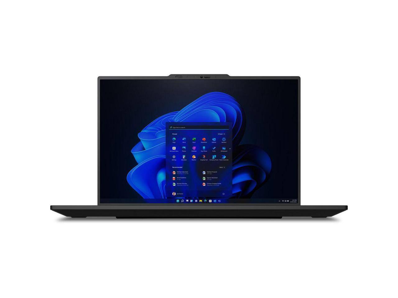 Alt View 9. Lenovo - Lenovo ThinkPad P1 Gen 7 16" Touch, Intel Ultra 7, RTX 2000, 32GB, 1TB, Win 11 Pro - Black.