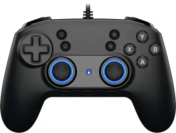 Front. Hori - Wired Controller - HORI-Pad Turbo SL - Multicolor.
