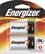Front. Energizer® - CRV3 3-Volt Lithium Photo Battery (2-Pack) - Silver.