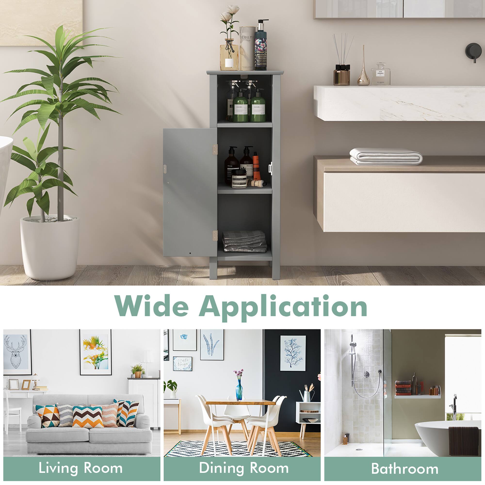 CMAL: Wide Application  
- Living Room  
- Dining Room  
- Bathroom