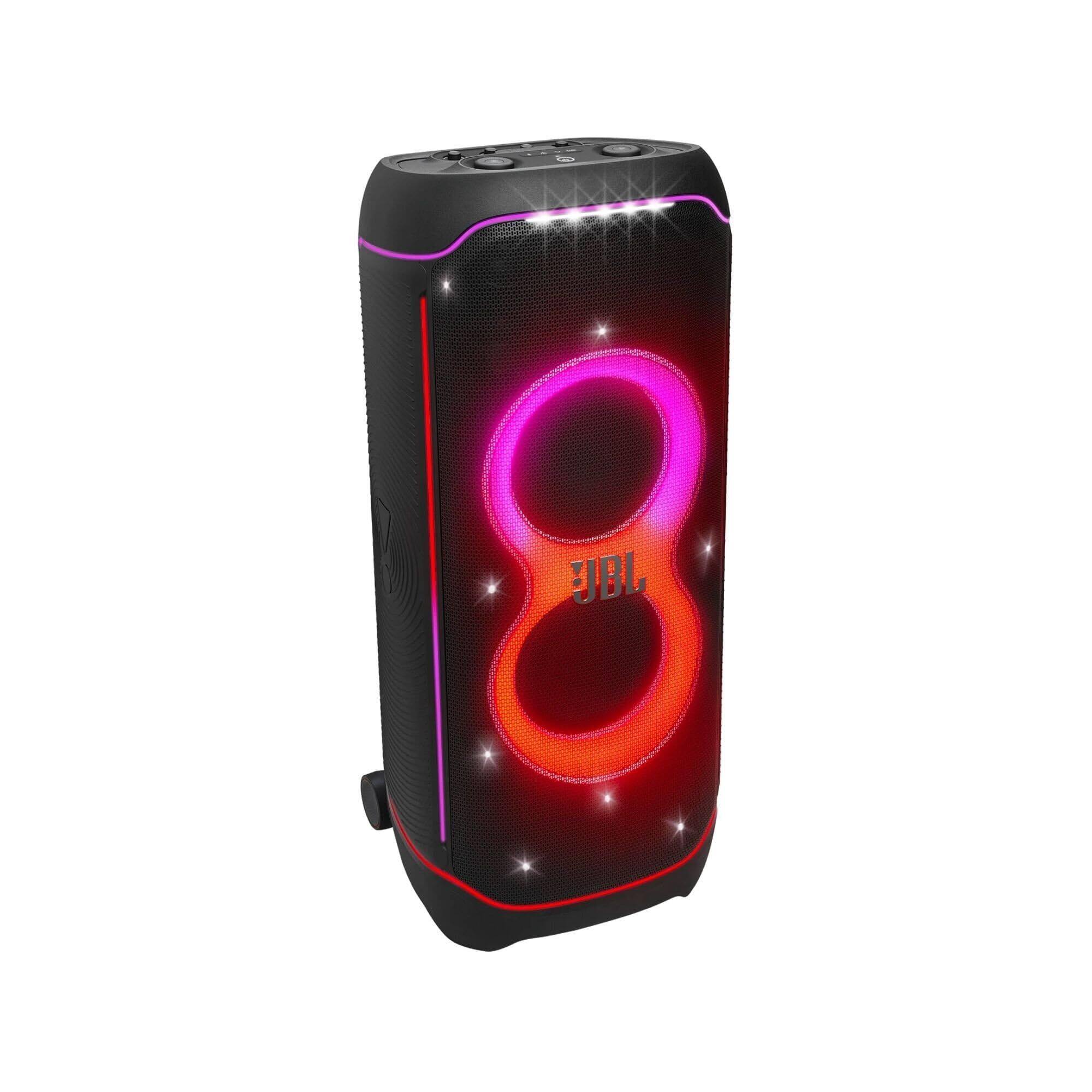 Angle. JBL - JBL PARTYBOX-ULTIMATE-BLACK Massive Party Speaker with an EASYSING-MIC Wireless AI Powered Microphones (2026).