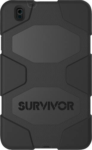 Front Standard. Griffin Technology - Survivor Case for Samsung Galaxy Tab Pro 8.4 - Black.