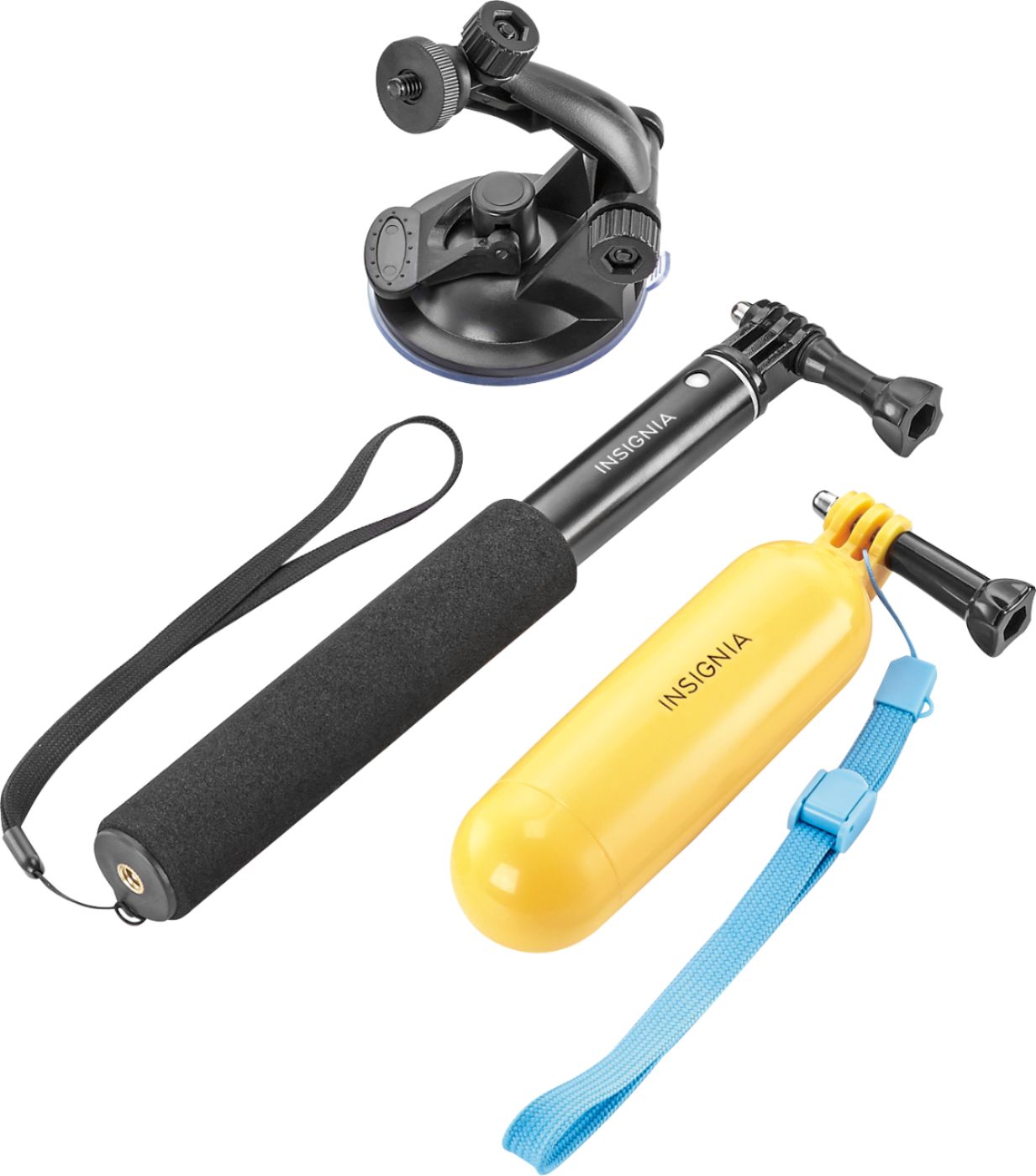 ZJCHAO Kit de caméra d'action Kit d'accessoires de caméra d'action  universelle 5 en 1 pour caméras de sport Gopro support de