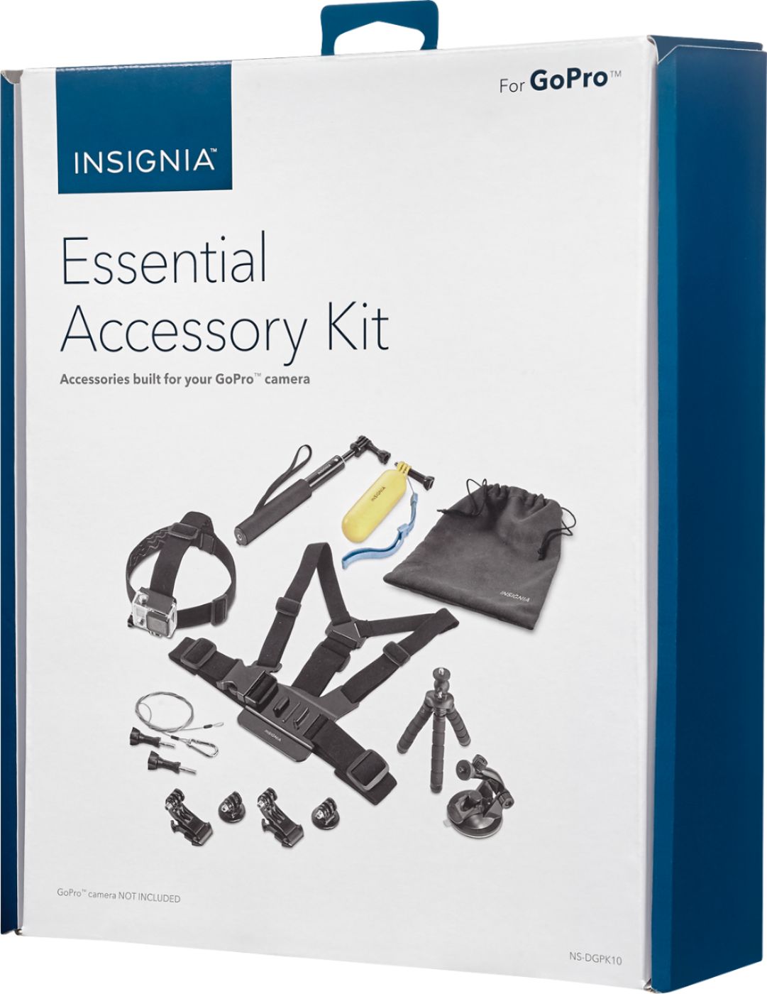 Best Buy: Insignia™ Essential Accessory Kit for GoPro Camera NS-DGPK10