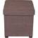 Front. dar Living - Storage Ottoman - Brown.