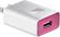 Front. Insignia™ - USB Wall Charger - Hot Pink.
