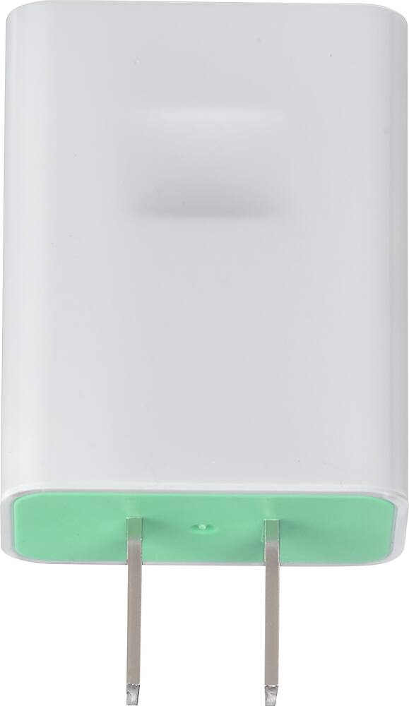 Front. Insignia™ - USB Wall Charger - Sea Green.