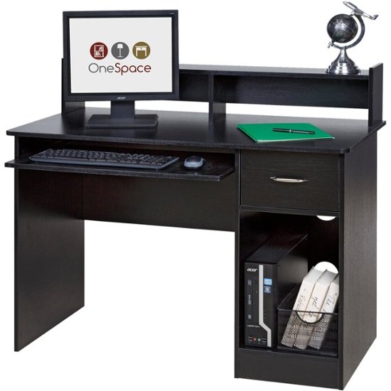 Onespace Computer Desk Black 50 Ld0105 Best Buy