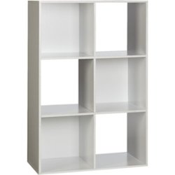 OneSpace - 6-Cube Organizer - White - Front_Zoom
