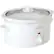 Front Standard. Continental Electric - 4 Quart Slow Cooker - White.