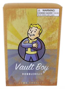 Gaming Heads - Fallout Vault Boy 101 Bobble Head Series 3: Arms Crossed - Beige