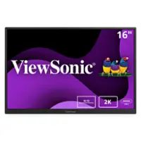 ViewSonic - VG1656-2K 16” IPS LCD WQXGA Portable Monitor (USB-C) - Black - Front_Zoom