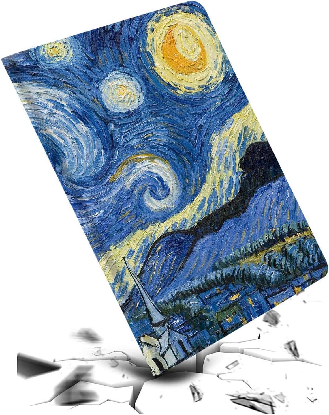 Alt View 4. DuraSafe Cases - iPad Air 5th/4th Gen 10.9" 2022/2020 Folio Smart Case with Dual-Angle Stand A2316 A2324 A2325 A2072 A2588 A2589 A2591 - Starry Night.