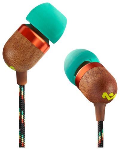 Front Standard. House of Marley - Smile Jamaica Earbud Headphones - Rasta.