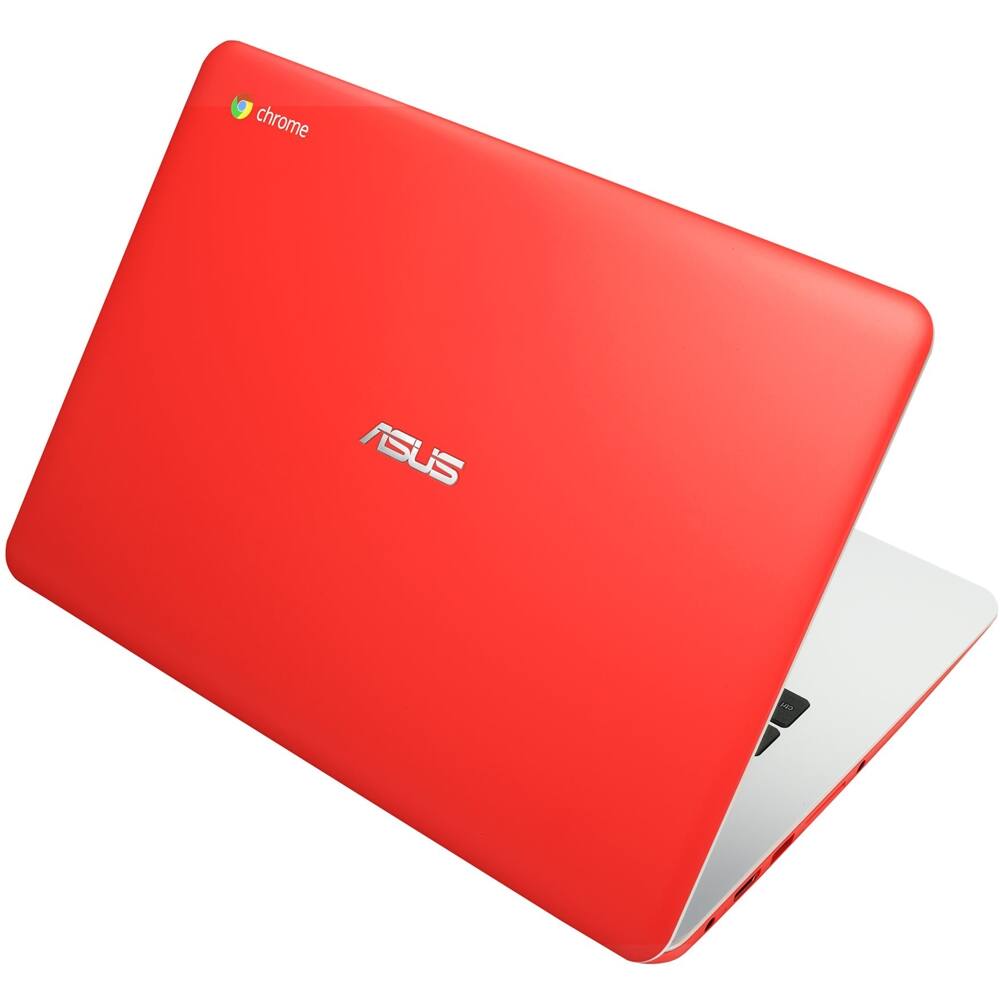Alt View 13. ASUS - C300SA 13.3" Chromebook - Intel Celeron - 4GB Memory - 16GB eMMC Flash Memory - Red.