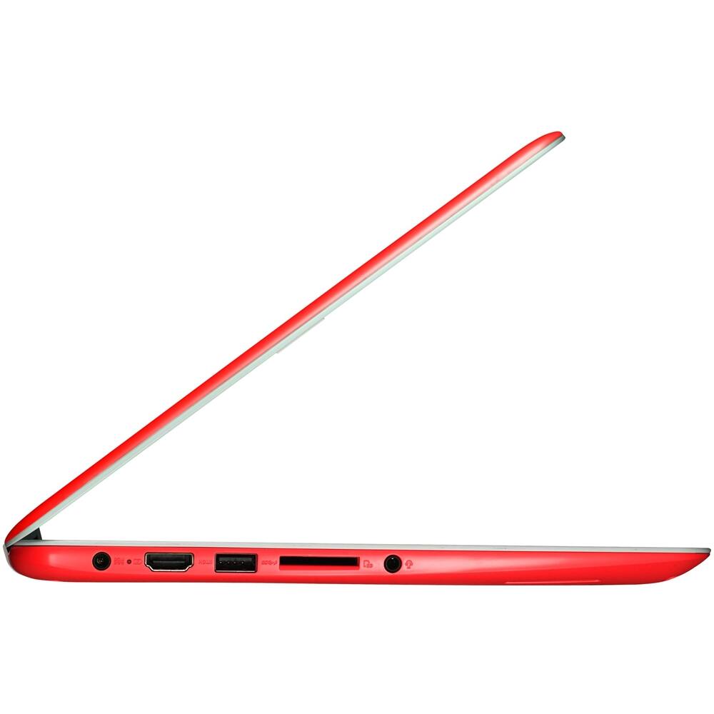 Alt View 14. ASUS - C300SA 13.3" Chromebook - Intel Celeron - 4GB Memory - 16GB eMMC Flash Memory - Red.