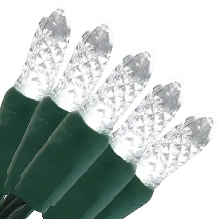 Front. Sunnydaze - 70 Ct Indoor and Outdoor Holiday LED String Lights - 21 ft - White.