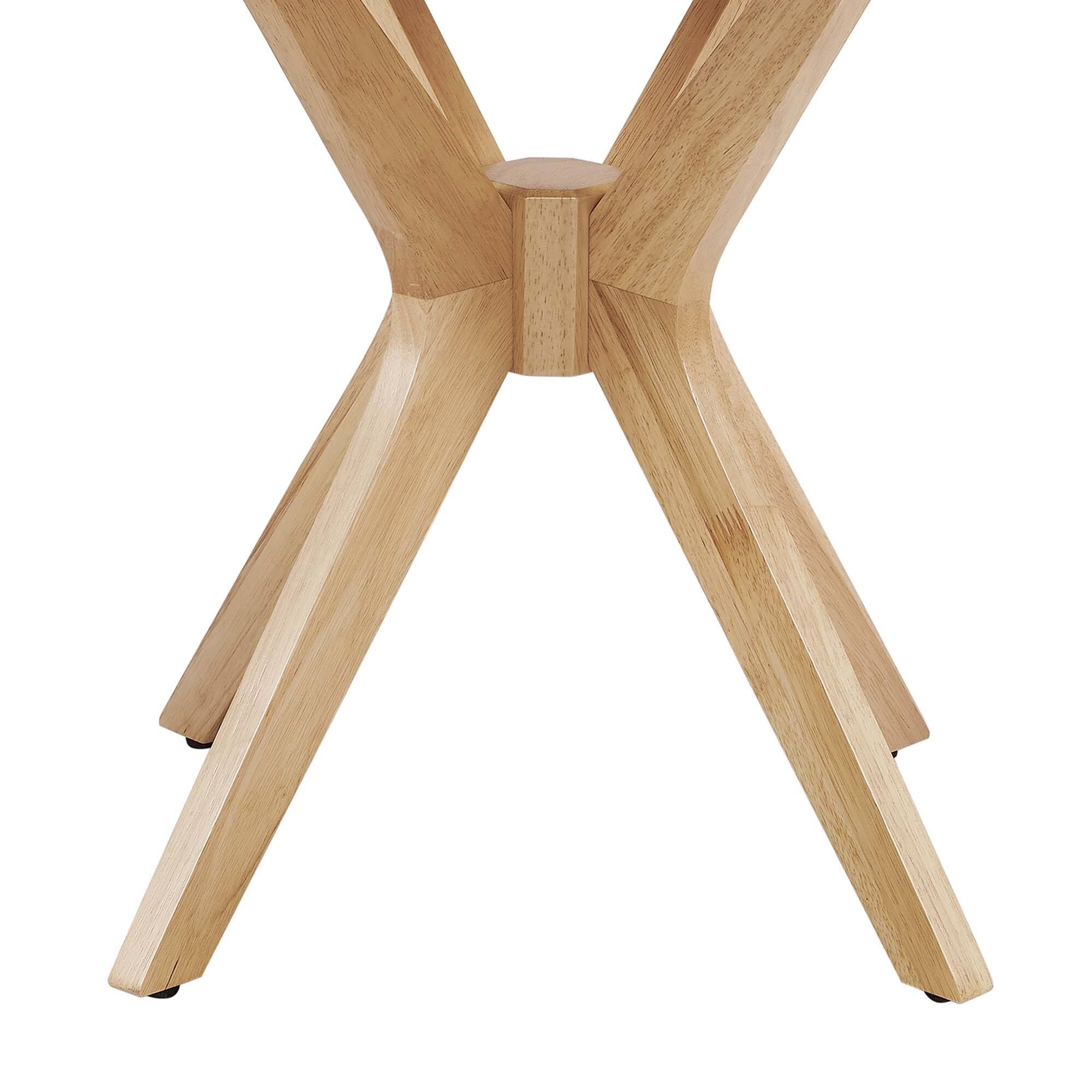 Alt View 5. Modway - Crossroads 24" Round Wood Side Table by Modway - Oak.