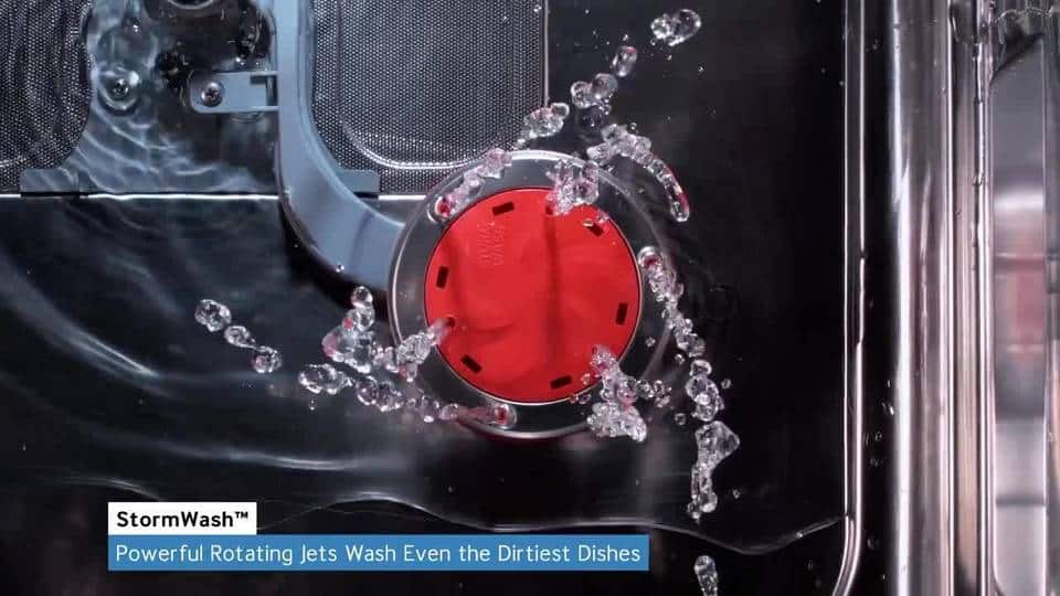 Best Buy Samsung StormWash™ 24" Top Control BuiltIn Dishwasher Black DW80K5050UB