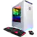 Front. CyberPowerPC - Gamer Panzer Liquid Cooled Desktop - Intel Core i7 - 32GB Memory - NVIDIA GeForce GTX1080 - 2TB Hard Drive + 240GB SSD - White.