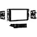 Front. Metra - Dash Kit for Select 2006-2023 Chevrolet GMC Buick Pontiac Hummer Saturn DIN - Matte Black.