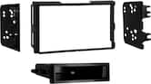 Metra - Dash Kit for Select 2001-2008 Hyundai Elantra Optima Sonata Santa Fe DIN DDIN - Black