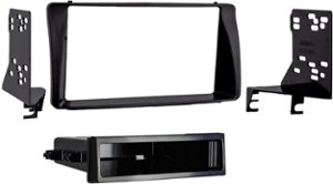Metra - Dash Kit for Select 2003-2008 Toyota Corolla DIN DDIN - Black - Front_Zoom