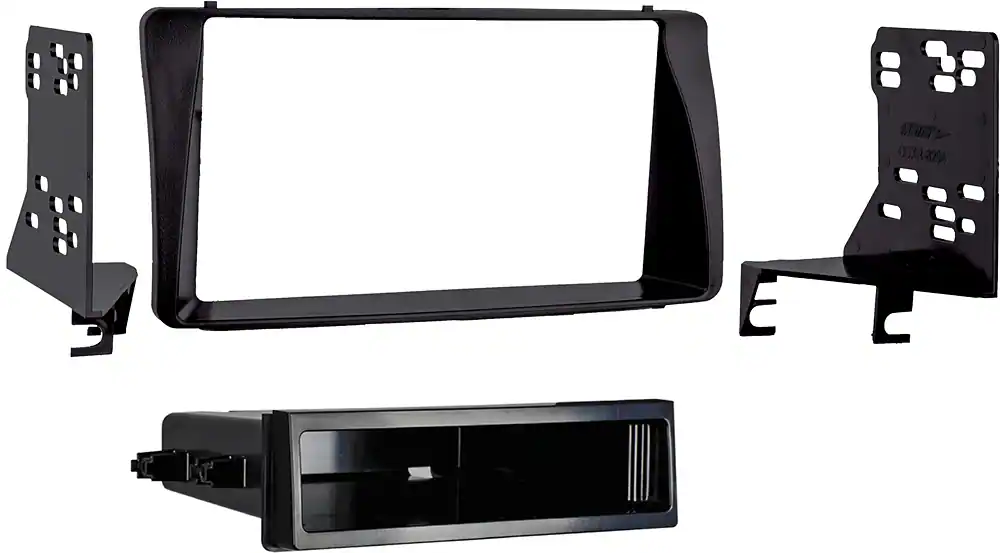 Front. Metra - Dash Kit for Select 2003-2008 Toyota Corolla DIN DDIN - Black.